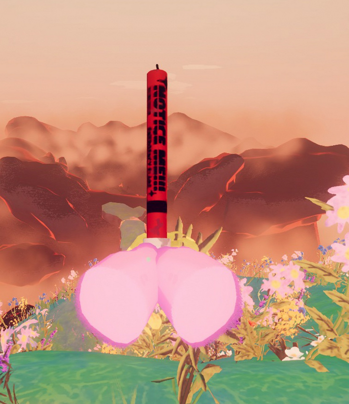 Explosive bush hazard